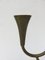 3-Armed Candle Holder in Brass by Richard Rohac, 1950s, Image 6