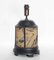 Antique Hand-Painted Fabric & Wood Table Lamp, Image 3