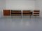 Large Sales Counters in Rosewood and Steel and Glass, 1960s, Set of 3 1
