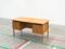 Vintage Oak Veneer Free Standing Desk, Image 2