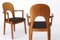 Mid-Century Modern Teak Dining Armchair with Black Upholstery by Niels Koefoed for Koefoeds Hornslet, Denmark, 1970s 5