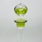 Decanter Osram Mid-Century moderno in cristallo soffiato a mano verde con tappo di Val St. Lambert, anni '50, Immagine 2