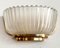 Art Deco Murano Glass and Brass Wall Sconces by Archimede Seguso, 1940s, Set of 2, Image 15