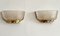 Art Deco Murano Glass and Brass Wall Sconces by Archimede Seguso, 1940s, Set of 2, Image 10