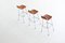 Leder Barhocker von Charlotte Perriand, 1960er, 3er Set 6