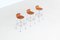 Leder Barhocker von Charlotte Perriand, 1960er, 3er Set 5
