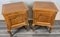 Tables de Chevet Vintage en Chêne, France, Set de 2 1