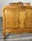 Vintage French Bed Frame in Oak 4