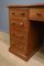Victorian Mahogany Pedestal Desk, England, Late 19th Century 14