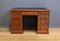 Victorian Mahogany Pedestal Desk, England, Late 19th Century 3