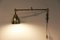 Vintage Messing und Eisen Wandlampe 1