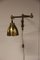 Lampada da parete vintage in ottone e ferro, Immagine 4