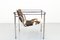 LC1 Sessel aus Leder von Charlotte Perriand für Cassina 2