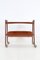 Chariot de Service Mid-Century en Teck avec Porte-Revues de Opal Möbel, 1960s 8