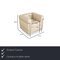LC 2 Armchairs in Cream Leather by Le Corbusier for Cassina, Set of 2 2