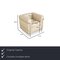 LC 2 2-Seater Sofa and Lounge Chairs in Cream Leather by Le Corbusier for Cassina, Set of 3 3