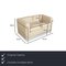 LC 2 2-Seater Sofa and Lounge Chairs in Cream Leather by Le Corbusier for Cassina, Set of 3 2