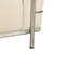 LC 2 2-Seater Sofa and Lounge Chairs in Cream Leather by Le Corbusier for Cassina, Set of 3 8