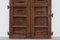 Large 17th Century Terracotta Lacquered Oak Monastery Doors, Portugal, Set of 2 18