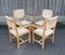 Danish Pine Chairs by Tage Poulsen for Gramrode, 1974, Set of 4, Image 4