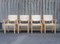 Danish Pine Chairs by Tage Poulsen for Gramrode, 1974, Set of 4 1