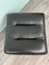 Large Italian Black Leather Ottoman, Italy, 1980s, Image 4