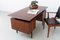 Mid-Century Danish Rosewood Freestanding Desk with Floating Top, 1960s 19