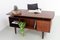 Mid-Century Danish Rosewood Freestanding Desk with Floating Top, 1960s 15