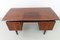 Mid-Century Danish Rosewood Freestanding Desk with Floating Top, 1960s 6