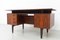 Mid-Century Danish Rosewood Freestanding Desk with Floating Top, 1960s 5