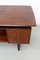 Mid-Century Danish Rosewood Freestanding Desk with Floating Top, 1960s 13