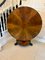 Victorian Circular Flared Mahogany Dining Table, 1850s 1