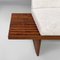 Italian Wood Fabric Bench Tokyo attributed to Charlotte Perriand for Cassina, 1960s 13