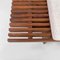 Italian Wood Fabric Bench Tokyo attributed to Charlotte Perriand for Cassina, 1960s 15