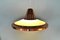 Skandinavische Lampe aus Kupfer, 1960er 4