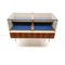 Vintage Glass Counter with Drawers, 1970s 3