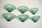 Sconces in Green Murano Glass from De Majo, Italy, 1980s, Set of 6 9