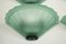 Sconces in Green Murano Glass from De Majo, Italy, 1980s, Set of 6 8