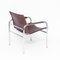Leather and Chrome Easy Armchair attributed to Tord Björklund for Ikea, 1980 7