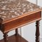 Tables de Chevet Antiques avec Plateaux et Colonnes en Marbre, 1890, Set de 2 20
