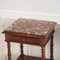 Tables de Chevet Antiques avec Plateaux et Colonnes en Marbre, 1890, Set de 2 5