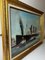 British Artist, Tugboats Egerton and Wellington Docking the RMS Mauretania Ship at Liverpool Dock, Oil on Canvas, Framed 5