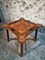 Mid-20th Century French Elm Marquetry Game Table with Intarsia Inlay and Round Corner Cutouts, 1950s 2