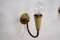 Mid-Century Modern Italian Sconces in Lacquer and Brass, 1960s, Set of 4 13