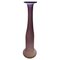 Vase Moderne Scavo en Verre de Murano Violet par Cenedese, 1960s 2
