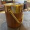 Mid-Century Modern Brass and Wood Ice Bucket by Aldo Tura for Macabo, 1950s 6