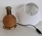 Italian Rattan Table Lamp with Brass Details from Vivai del Sud, 1970s 2