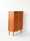 Vintage Scandinavian Flamed Teak Chest of Drawers, 1950s 3