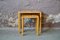 French Yellow Nesting Tables, 1950s, Set of 2 2