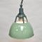 Hellgrüne Industrielampe, 1960er 2